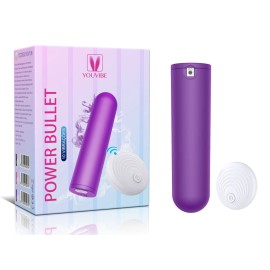 Estimulador Bullet recarregvel - roxo