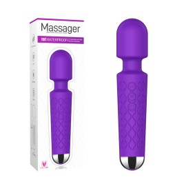 Vibrador Microfone sem fio recarregvel  - roxo