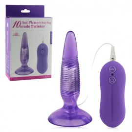 Plug Anal com ventosa - 10 vibraes