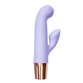 Mini vibrador recarregvel 10 modos de vibraes - roxo